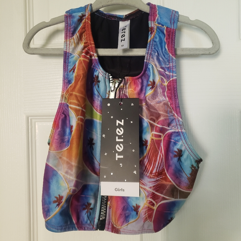 Girls swim top